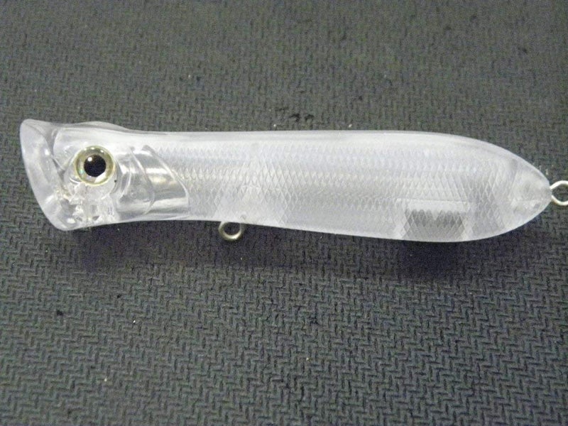 wLure 10 Blank Unpainted Minnow Crankbait Topwater Lipless Jerkbait Fishing Lures V3 (UPT683P10) - Image 1